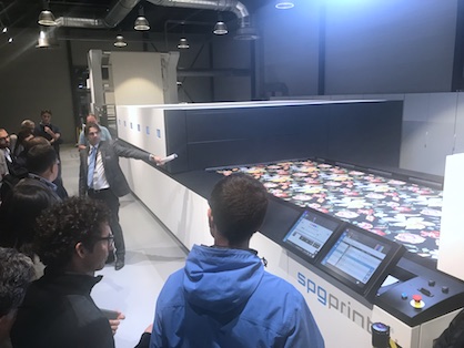 Demonstration of the PIKE digital printer (c) 2017 SPGPrints Demonstration of the PIKE digital printer (c) 2017 SPGPrints