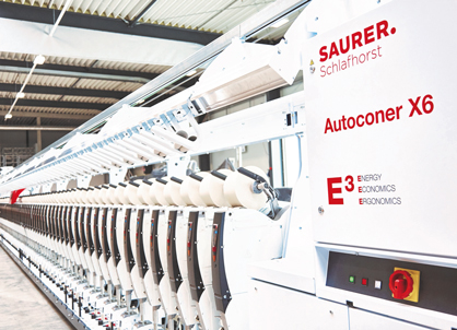 Schlafhorst Autoconer X6 (c) 2018 SAURER Schlafhorst Autoconer X6 (c) 2018 SAURER