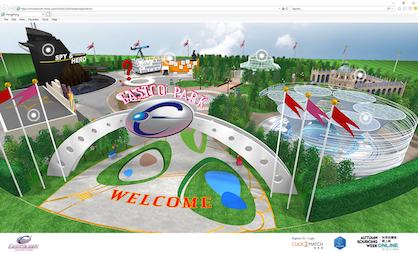 ASWO offers a new 3D virtual booth where exhibitors can promote brands and products through a unique presentation. The pictures show the booths of Hong Kong’s Environment Bureau (top) and toys exhibitor Eastcolight  (bottom) (c) 2020 HKTDC