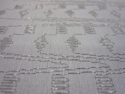 Wire in embroidery fabric (c) 2012 Lindauer DORNIER