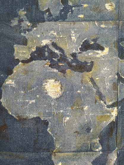 Ryts Monet - WORLD MAP (about sustainable fashion) © 2023 Officina39 Ryts Monet - WORLD MAP (about sustainable fashion) © 2023 Officina39