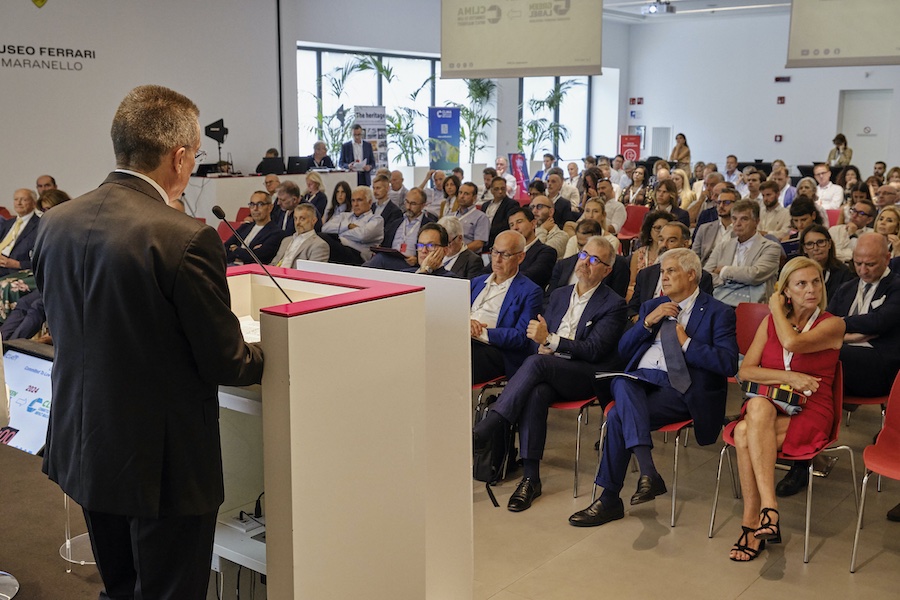 The audience learns the latest figures and hears the association's recommendations for future positioning: ‘Made in Italy’ as a mark of quality is a high priority. © 2025 ACIMIT The audience learns the latest figures and hears the association's recommendations for future positioning: ‘Made in Italy’ as a mark of quality is a high priority. © 2025 ACIMIT
