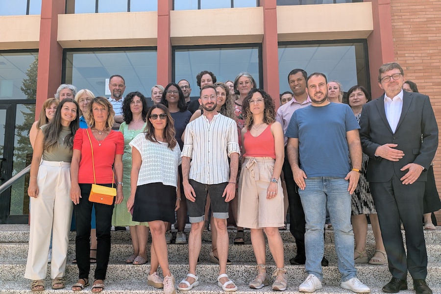 Final meeting in Terrassa – group photo with partners: All goals of the AddTex project have been achieved! © 2025 IVGT Final meeting in Terrassa – group photo with partners: All goals of the AddTex project have been achieved! © 2025 IVGT