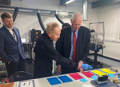 Daniel Zeichner MP visits Alchemie Technology © 2024 Alchemie Daniel Zeichner MP visits Alchemie Technology © 2024 Alchemie