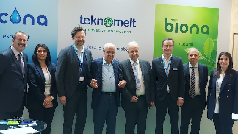ANDRITZ and Teknomelt teams at Techtextil © ANDRITZ ANDRITZ and Teknomelt teams at Techtextil © ANDRITZ