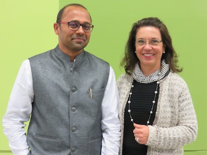 Successful business partners: Gopinath Bala (CEO & Technical Director SAF) and Regina Brückner (CEO BRÜCKNER) (c) 2019 Brückner Successful business partners: Gopinath Bala (CEO & Technical Director SAF) and Regina Brückner (CEO BRÜCKNER) (c) 2019 Brückner