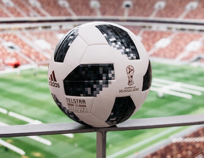 The adidas 2018 FIFA World Cup Official Game Ball Telstar 18 has an outer shell with Impranil® layers (c) 2019 Covestro The adidas 2018 FIFA World Cup Official Game Ball Telstar 18 has an outer shell with Impranil® layers (c) 2019 Covestro