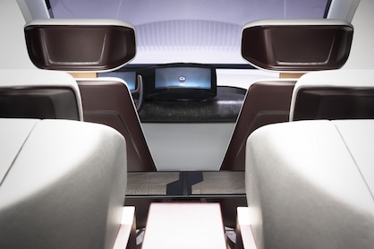 In the car interior of the future, the focus will be on the design of surfaces using colors, optics and haptics, with light effects and functions (c) 2020 Covestro