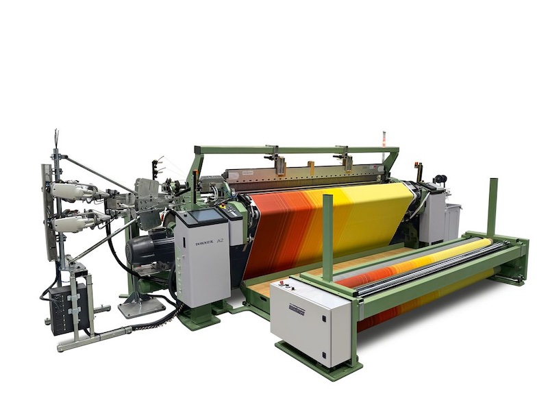 DORNIER A2 air-jet weaving machine with intelligent production monitoring © 2024 DORNIER DORNIER A2 air-jet weaving machine with intelligent production monitoring © 2024 DORNIER
