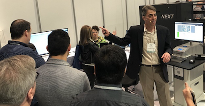 EFI s Sourcing at MAGIC exhibit features EFI Optitex design and EFI Fiery Textile prep software, along with EFI Reggiani digital printing and partner systems for image fixation and cutting (c) 2018 EFI EFI s Sourcing at MAGIC exhibit features EFI Optitex design and EFI Fiery Textile prep software, along with EFI Reggiani digital printing and partner systems for image fixation and cutting (c) 2018 EFI