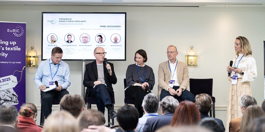 Discussion at EuRIC textile event © 2025 EuRIC