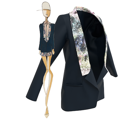 Stephanie London Waldrip Blazer with sketch (c) 2019 Stephanie London Stephanie London Waldrip Blazer with sketch (c) 2019 Stephanie London