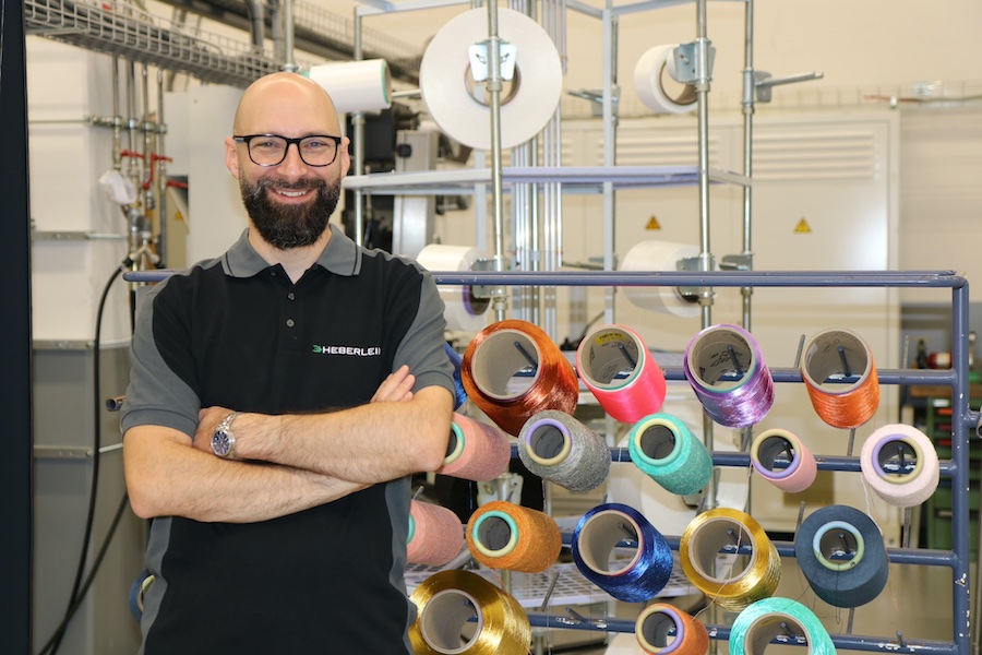 Samuel Gerber, Head of Textile Technology at Heberlein © 2025 Heberlein Samuel Gerber, Head of Textile Technology at Heberlein © 2025 Heberlein