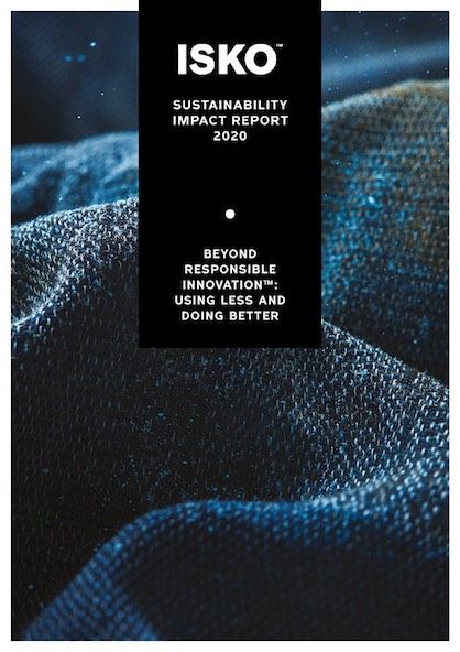 ISKO Sustainability Report 2020 Cover (c) 2020 ISKO ISKO Sustainability Report 2020 Cover (c) 2020 ISKO