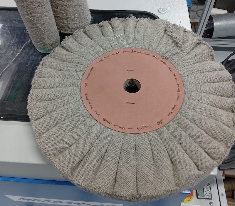 Hemp polishing disc © 2024 ITA