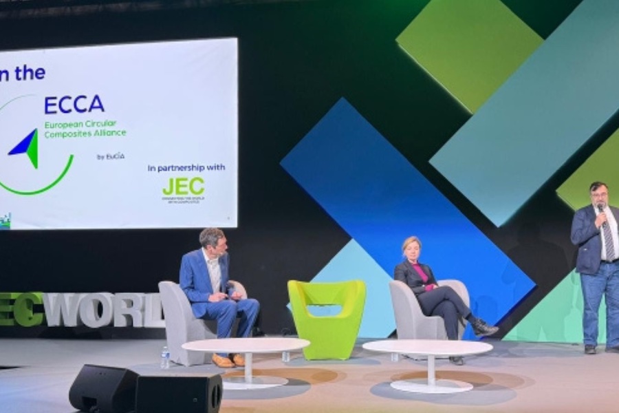 In partnership with JEC, EuCIA launched the European Circular Composites Alliance (ECCA) at JEC World 2025 © 2025 JEC In partnership with JEC, EuCIA launched the European Circular Composites Alliance (ECCA) at JEC World 2025 © 2025 JEC