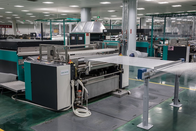Warp preparation with FILSIZE © 2024 KARL MAYER