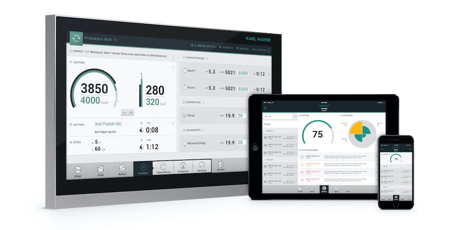 The user interface design received the 2016 IF DESIGN AWARD © 2025 KARL MAYER
