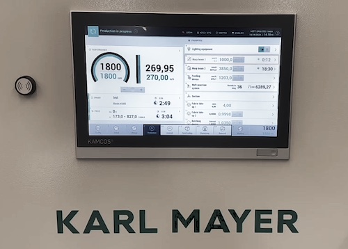 Operator interface © 2025 KARL MAYER Operator interface © 2025 KARL MAYER