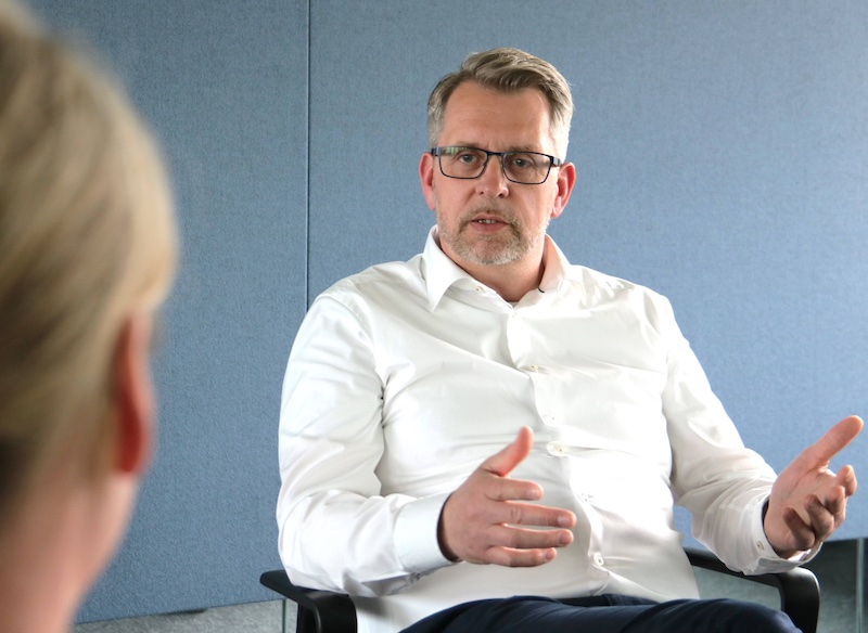 Markus Bahde explains the Energy Efficiency Solution of the KARL MAYER GROUP and what it can do © 2024 KARL MAYER GROUP Markus Bahde explains the Energy Efficiency Solution of the KARL MAYER GROUP and what it can do © 2024 KARL MAYER GROUP