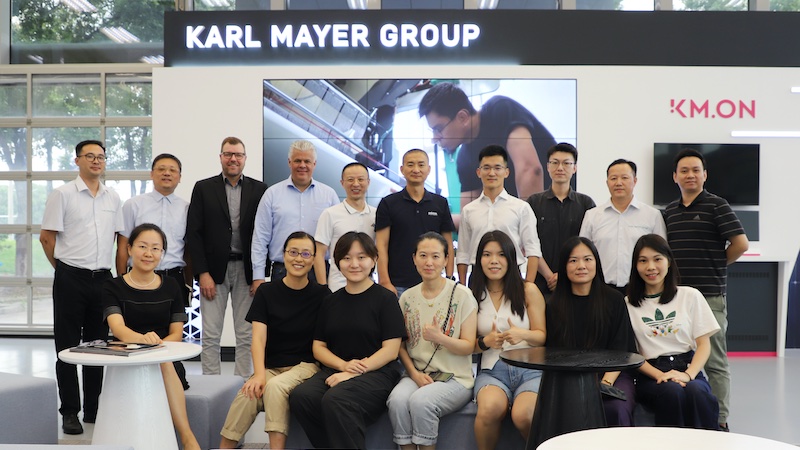 The team of Adidas; Tianhai Lace and KARL MAYER at the meeting © 2024 KARL MAYER The team of Adidas; Tianhai Lace and KARL MAYER at the meeting © 2024 KARL MAYER