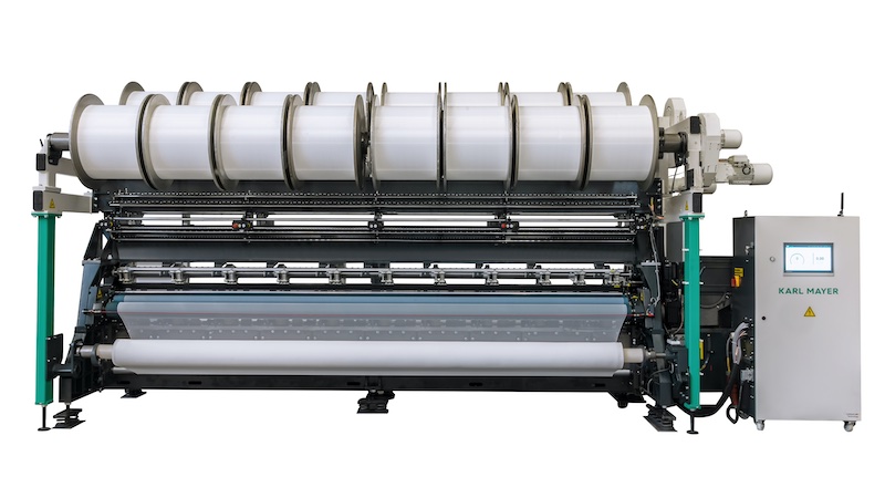 The new RE 4-1 Elastomeric Raschel machine from KARL MAYER for greater competitiveness in the commodity market © 2024 KARL MAYER The new RE 4-1 Elastomeric Raschel machine from KARL MAYER for greater competitiveness in the commodity market © 2024 KARL MAYER