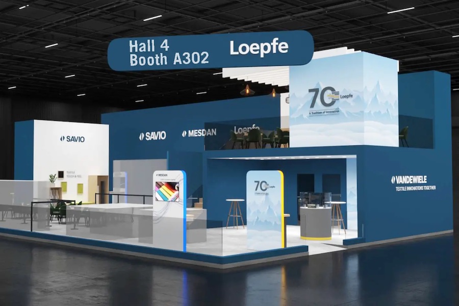 Loepfe booth at ITMA ASIA Singapore © 2025 Loepfe Loepfe booth at ITMA ASIA Singapore © 2025 Loepfe