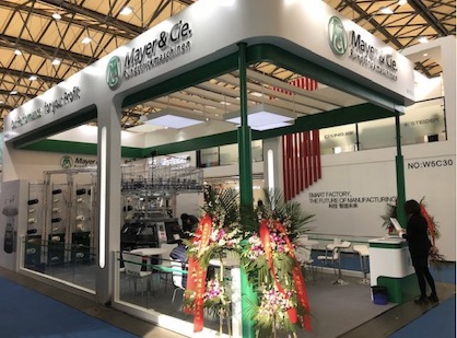 Booth at Shanghaitex (c) Mayer & CIE.