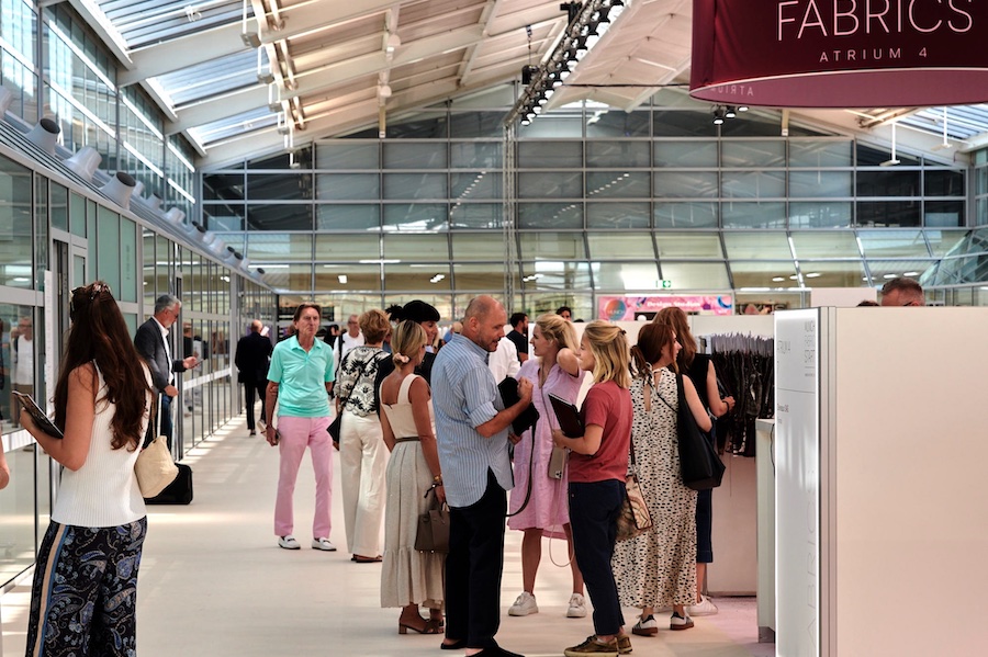 MUNICH FABRIC START, THE SOURCE, BLUEZONE and KEYHOUSE will unite the European textile and fashion industry in Munich from January 21–22, 2025 © 2025 MUNICH FABRIC START MUNICH FABRIC START, THE SOURCE, BLUEZONE and KEYHOUSE will unite the European textile and fashion industry in Munich from January 21–22, 2025 © 2025 MUNICH FABRIC START