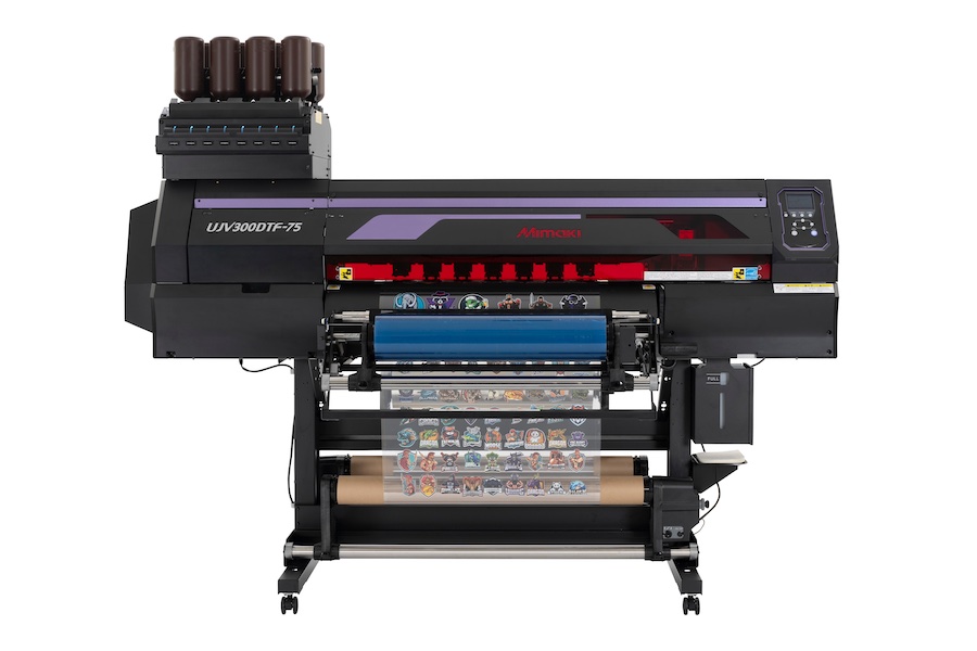 Mimaki’s new UV-DTF printer, the UJV300DTF-75, is ideal for product customisation and value-added printing © 2025 Mimaki Mimaki’s new UV-DTF printer, the UJV300DTF-75, is ideal for product customisation and value-added printing © 2025 Mimaki