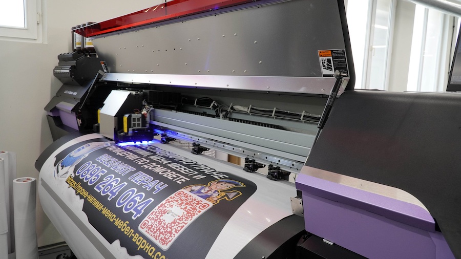 The UCJV330-160 is one of the latest additions to Express Prints large format printing production line-up © 2026 Mimaki