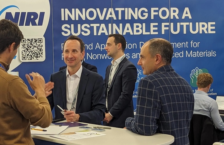 NIRI wants to talk about how they can support your innovation goals! Visitors can join them at booth 518 to discuss how they can help in developing next-generation products and applications for polymers, fibres, nonwovens, and advanced materials © 2025 NIRI NIRI wants to talk about how they can support your innovation goals! Visitors can join them at booth 518 to discuss how they can help in developing next-generation products and applications for polymers, fibres, nonwovens, and advanced materials © 2025 NIRI