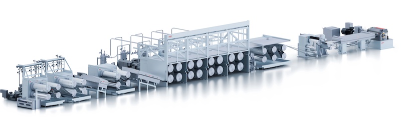 The most recent example of sustainable e-save technology is the Oerlikon Neumag EvoSteam staple fiber system. Here too, the relevant process steps in terms of sustainability were already addressed during development © 2024 Oerlikon The most recent example of sustainable e-save technology is the Oerlikon Neumag EvoSteam staple fiber system. Here too, the relevant process steps in terms of sustainability were already addressed during development © 2024 Oerlikon