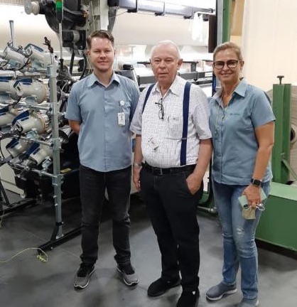 (from left to right) Lucas Döhler, Ingo Döhler, and Anke Döhler Beck (c) 2021 Döhler / Picanol (from left to right) Lucas Döhler, Ingo Döhler, and Anke Döhler Beck (c) 2021 Döhler / Picanol