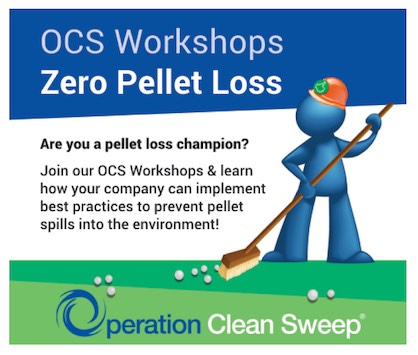 People can learn more about Operation Clean Sweep and the topic of microplastics at the K fair in October in Dusseldorf. People can learn more about Operation Clean Sweep and the topic of microplastics at the K fair in October in Dusseldorf.