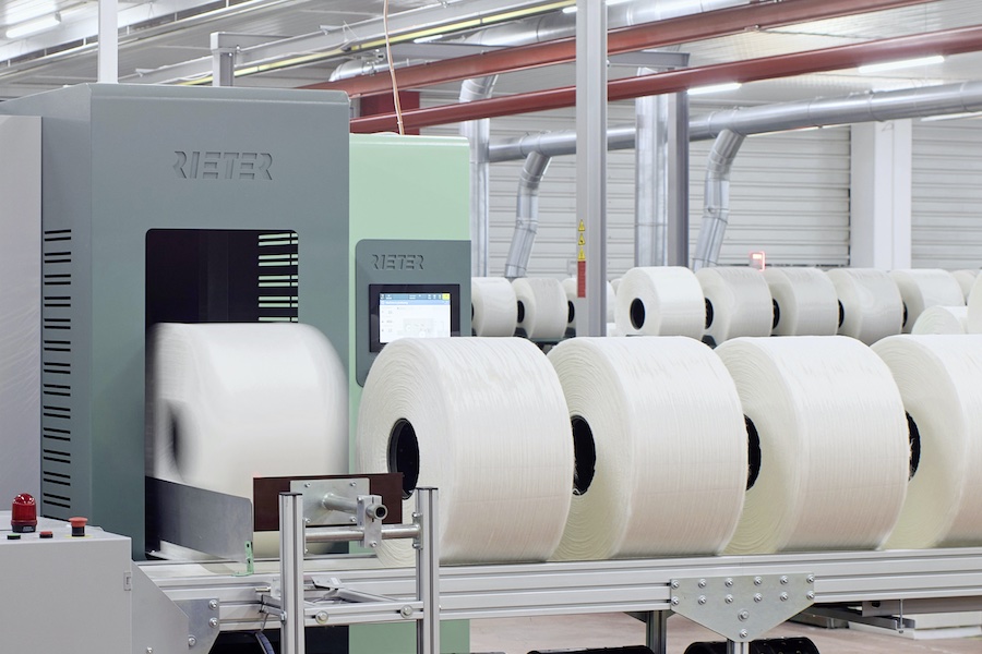 Rieter E-40 at Burteks © 2025 Rieter Rieter E-40 at Burteks © 2025 Rieter