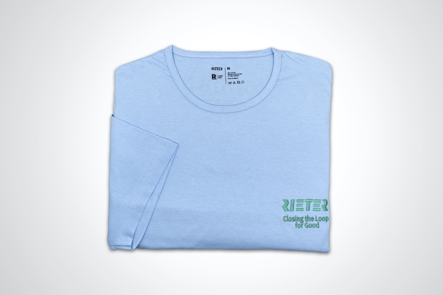 Recycled yarn T-Shirt © 2025 Rieter Recycled yarn T-Shirt © 2025 Rieter