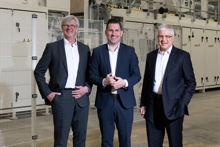 (f.l.t.r.) Dr. Ulrich Hornfeck, Philipp Ebbinghaus and Dr. Christian Heinrich Sandler © 2025 Sandler (f.l.t.r.) Dr. Ulrich Hornfeck, Philipp Ebbinghaus and Dr. Christian Heinrich Sandler © 2025 Sandler