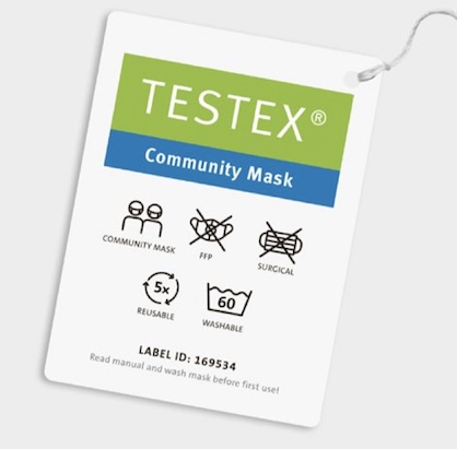 Innovative Swiss Companies, Schoeller Textil AG and Forster Rohner AG, present: the first Swiss “Community Mask” with TESTEX label on the market (c) 2020 «Testex.ch», «Forster Rohner AG / Schoeller Textil AG» Innovative Swiss Companies, Schoeller Textil AG and Forster Rohner AG, present: the first Swiss “Community Mask” with TESTEX label on the market (c) 2020 «Testex.ch», «Forster Rohner AG / Schoeller Textil AG»