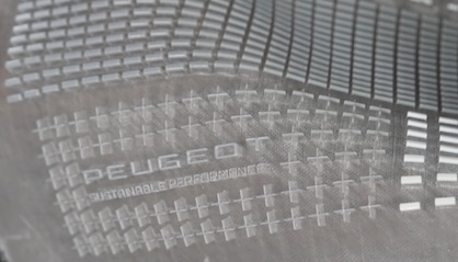 SSYS Peugeot flexible velvet material (c) 2023 Peugeot