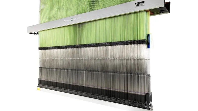 Stäubli harnesses make the perfect link between the Jacquard machine and the warp threads of the weaving machine for all types of application from high speed to heavy duty © 2024 Stäubli Stäubli harnesses make the perfect link between the Jacquard machine and the warp threads of the weaving machine for all types of application from high speed to heavy duty © 2024 Stäubli