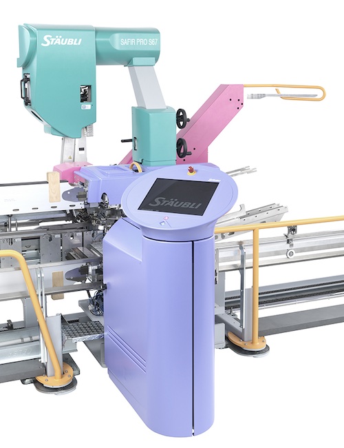Stäubli SAFIR PRO S67 drawing-in machine has been introduced at ITM 2024 © 2024 Stäubli Stäubli SAFIR PRO S67 drawing-in machine has been introduced at ITM 2024 © 2024 Stäubli