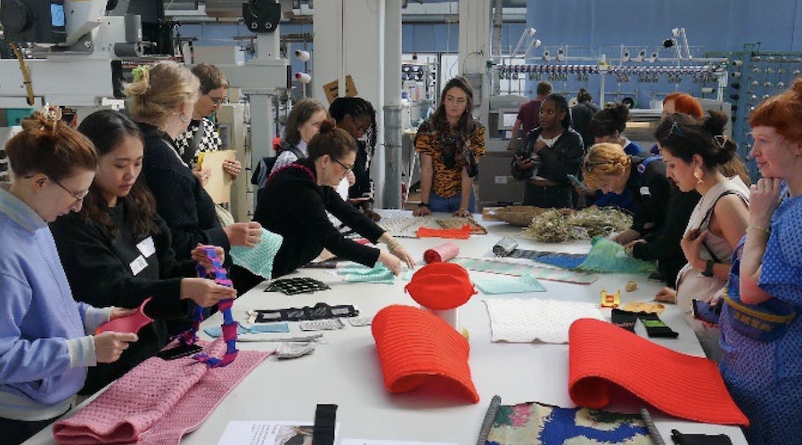 Insight into the STF's Textile LAB Professional, where creative textile ideas can be realised on an industrial or semi-industrial scale, © 2025 Photos: STFI Insight into the STF's Textile LAB Professional, where creative textile ideas can be realised on an industrial or semi-industrial scale, © 2025 Photos: STFI