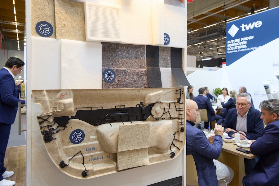 Innovations in automotive textiles are a cornerstone of Techtextil presentations © 2025 Messe Frankfurt Innovations in automotive textiles are a cornerstone of Techtextil presentations © 2025 Messe Frankfurt