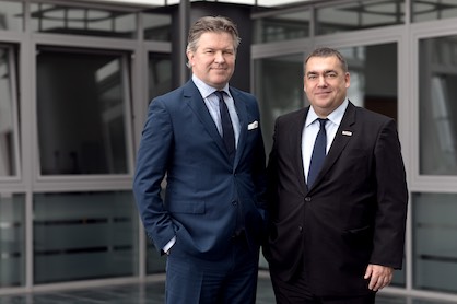 f.l.t.r: Head of the Filament BU Edo Lieven and Trevira CEO Klaus Holz © 2019 Trevira GmbH
