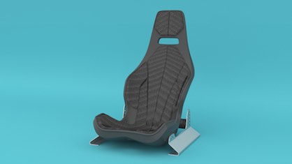 3D visualization of knitted textile on a car seat (c) 2018 Trevira 3D visualization of knitted textile on a car seat (c) 2018 Trevira
