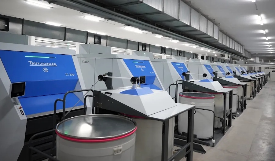 The TC 30i achieves up to 40% higher productivity, while maintaining or even improving yarn quality. © 2026 Trützschler 