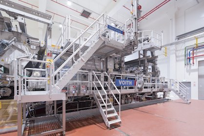 Voith HydroFormer WLM 1 Albaad, Dimona, Israel (c) 2018 Truetzschler Nonwovens Voith HydroFormer WLM 1 Albaad, Dimona, Israel (c) 2018 Truetzschler Nonwovens