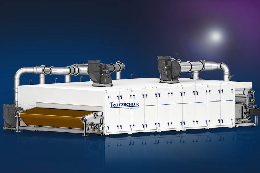 The new ATB Oven enables efficient production of hygiene, medical, and filtration media through advanced air-through bonding technology. © 2026 Trützschler