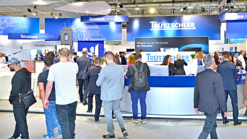 Trützschler booth at ITMA 2023 © 2024 TexData International Trützschler booth at ITMA 2023 © 2024 TexData International